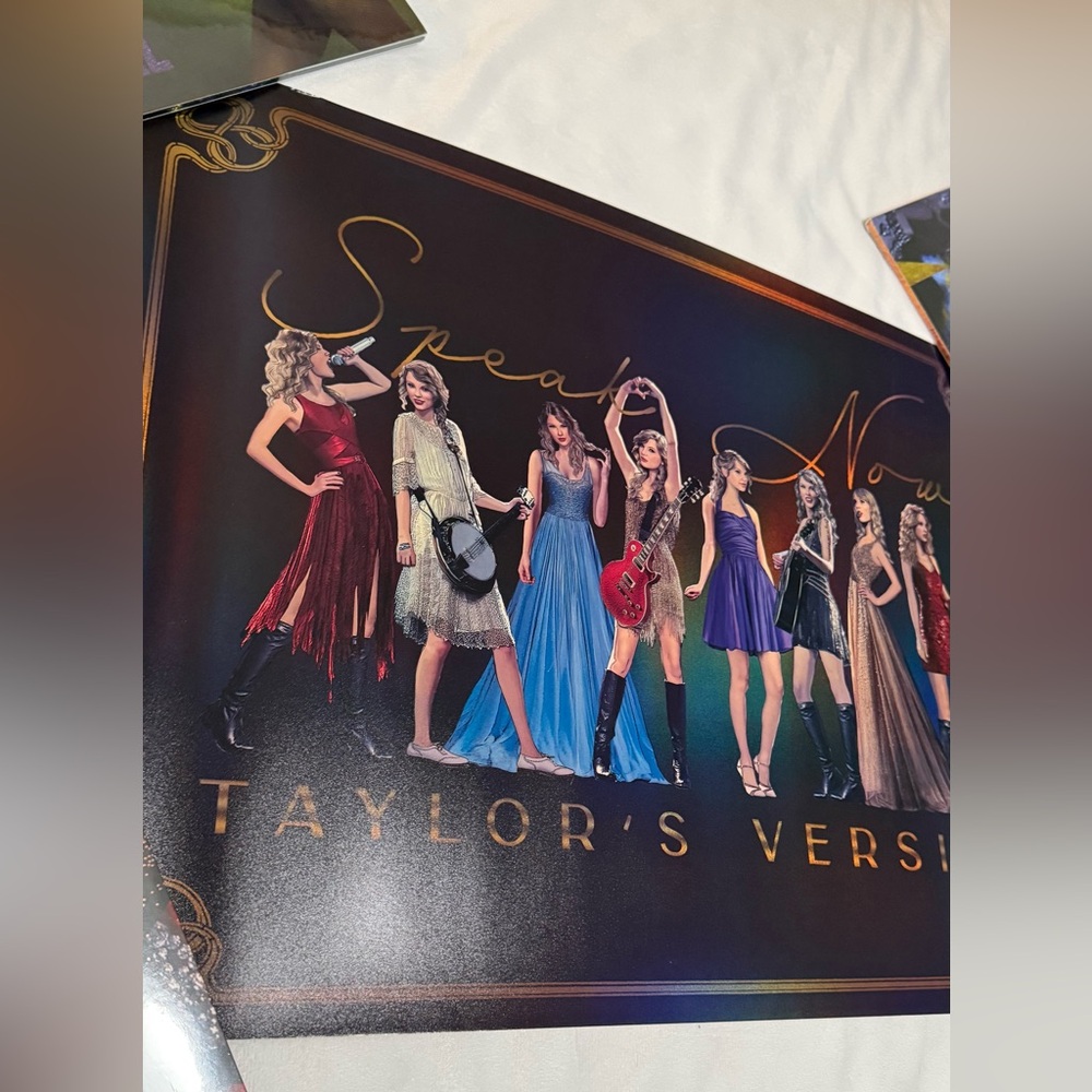 Taylor Swift Speak Now holographic lithograph